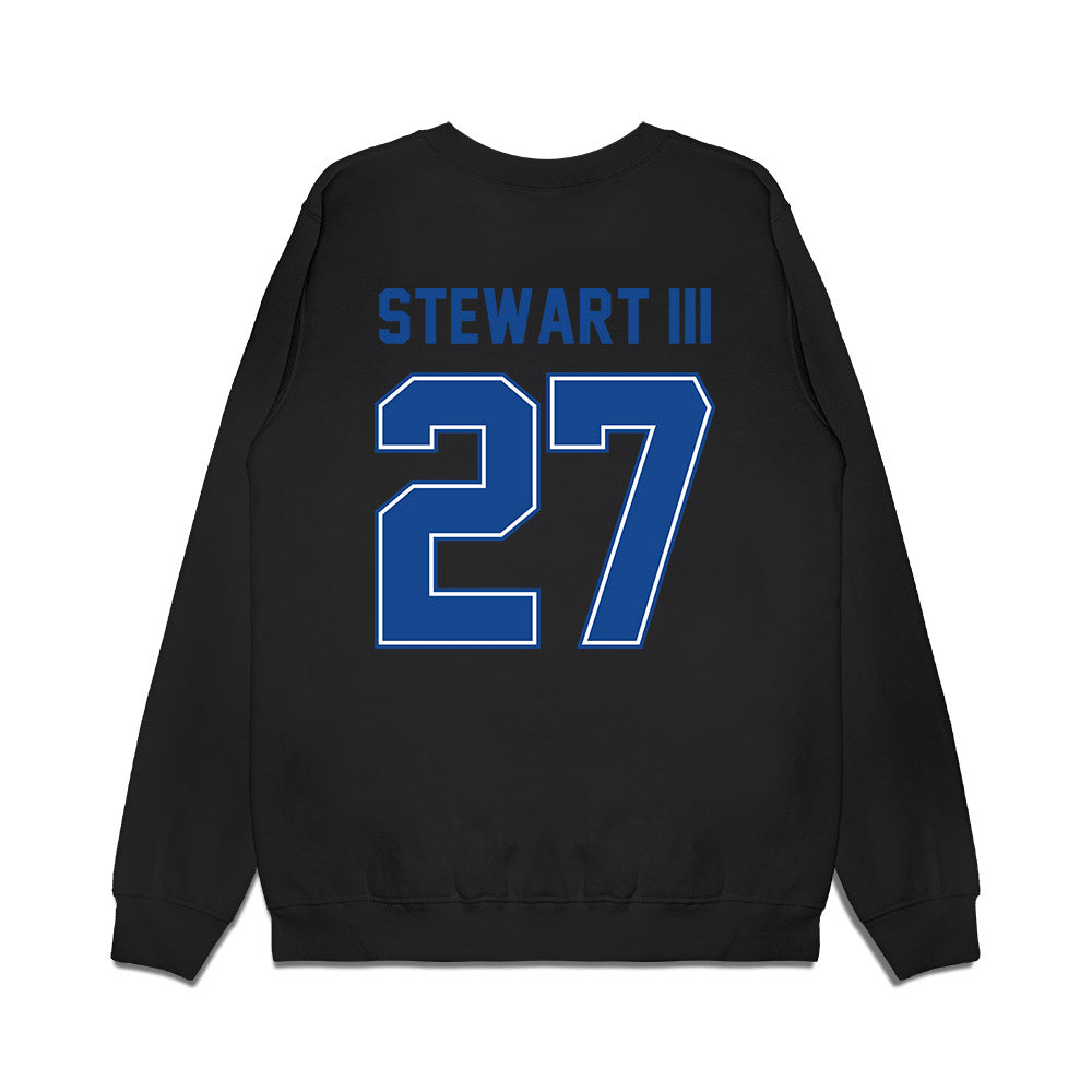 Boise State - NCAA Football : Harry Stewart III - Vintage Helmet Premium Crewneck Sweatshirt-1