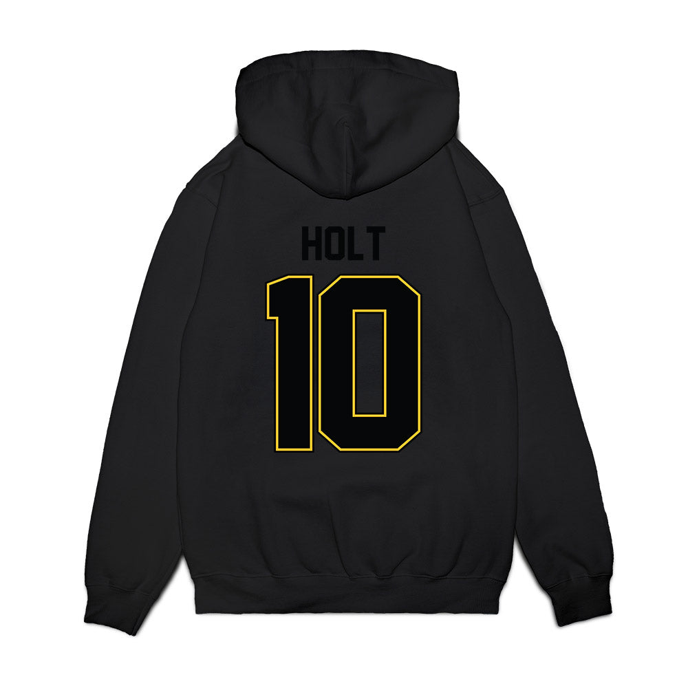 PLU - NCAA Football : Emmett Holt - Vintage Helmet Premium Hooded Sweatshirt-1