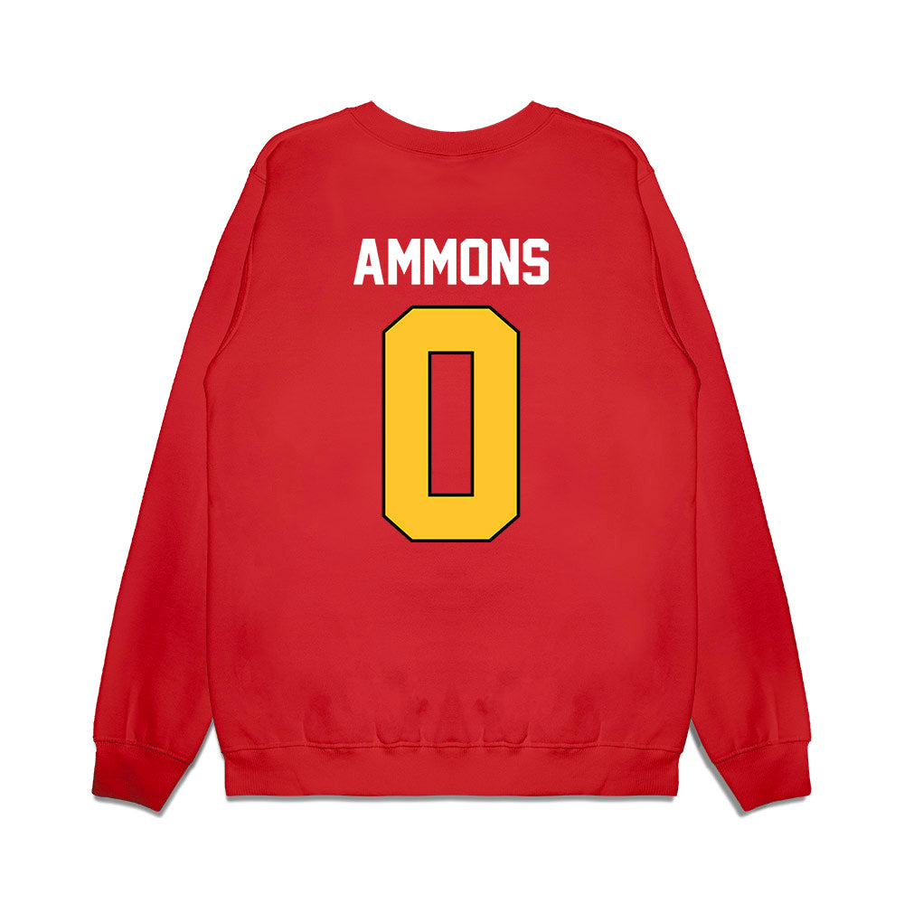 Ferris State - NCAA Football : Jaylon Ammons - Vintage Helmet Premium Crewneck Sweatshirt-1