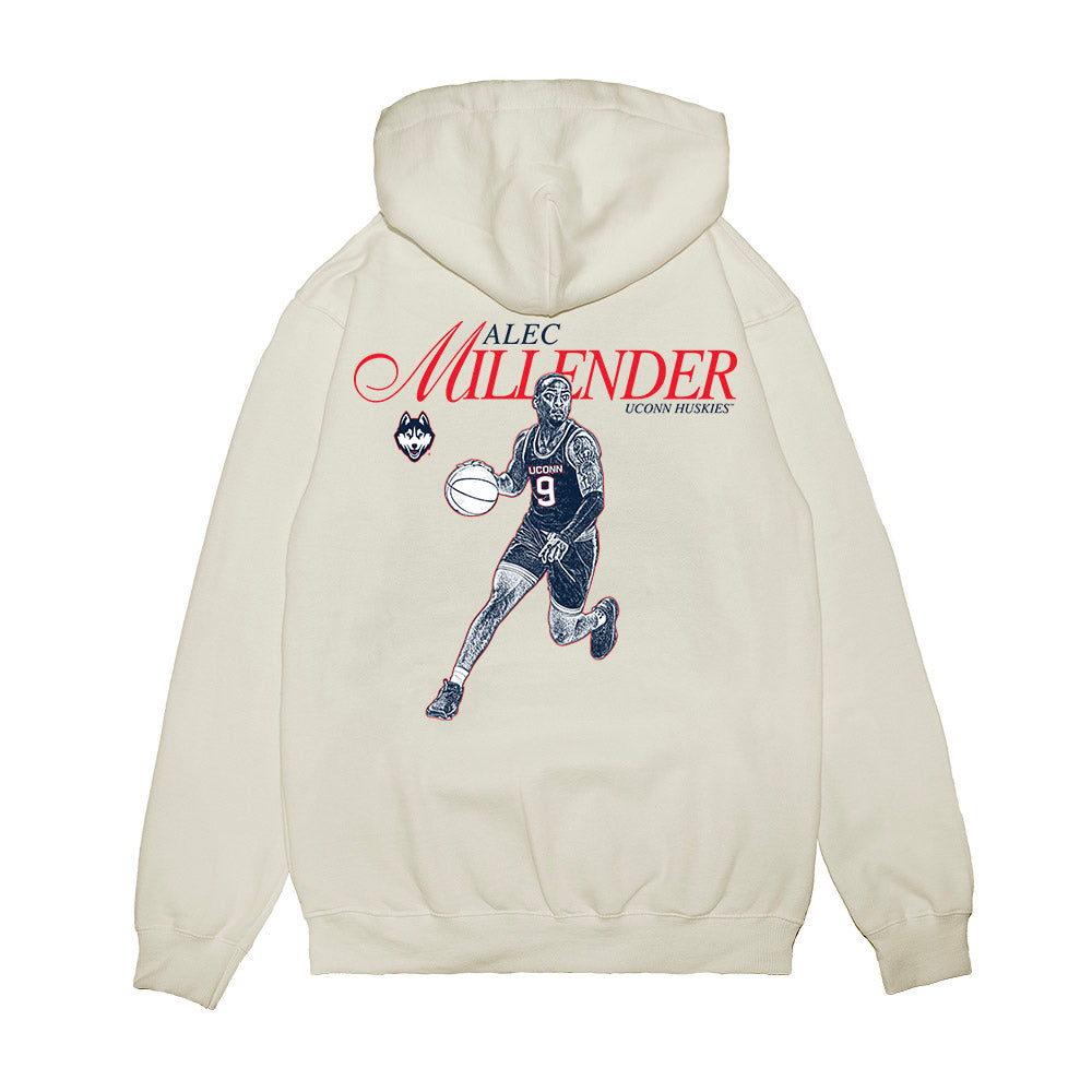UConn - NCAA Men's Basketball : Alec Millender - Legacy Premium Hooded Sweatshirt-1