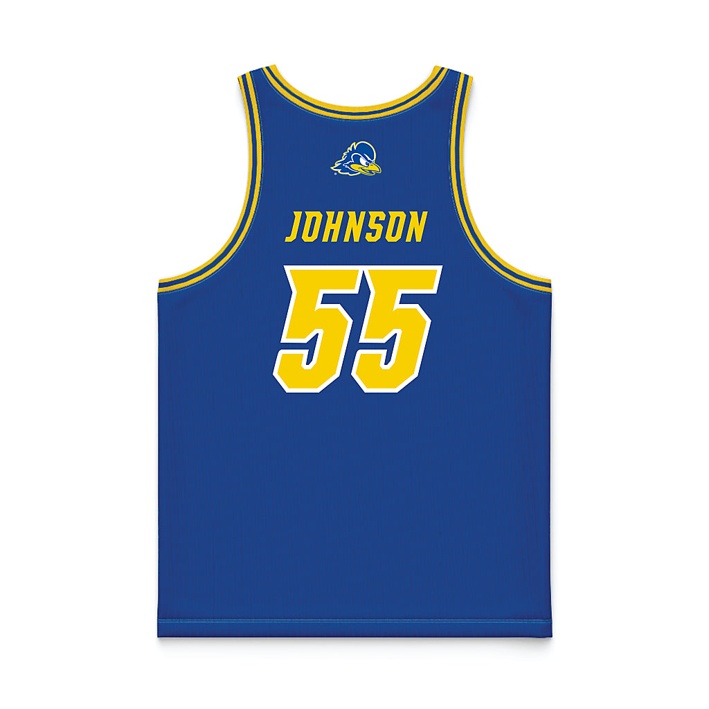 Delaware - NCAA Women's Basketball : Gianna Johnson - Royal Basketball Jersey-1