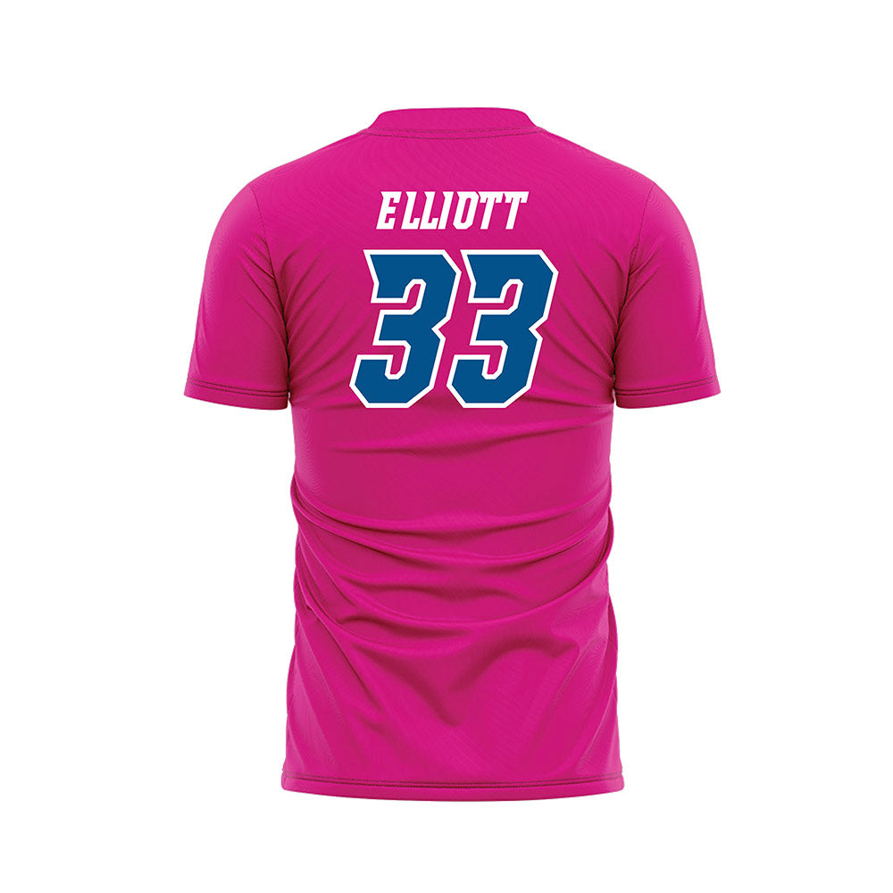 Delaware - NCAA Men's Soccer : JoJo Elliott - Pink Soccer Jersey-1
