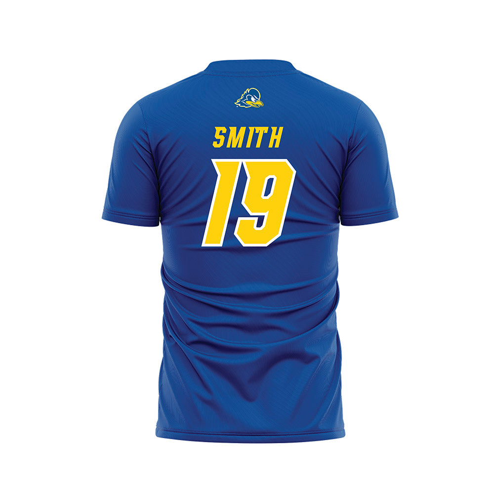 Delaware - NCAA Men's Soccer : Sean Smith - Royal Soccer Jersey-1