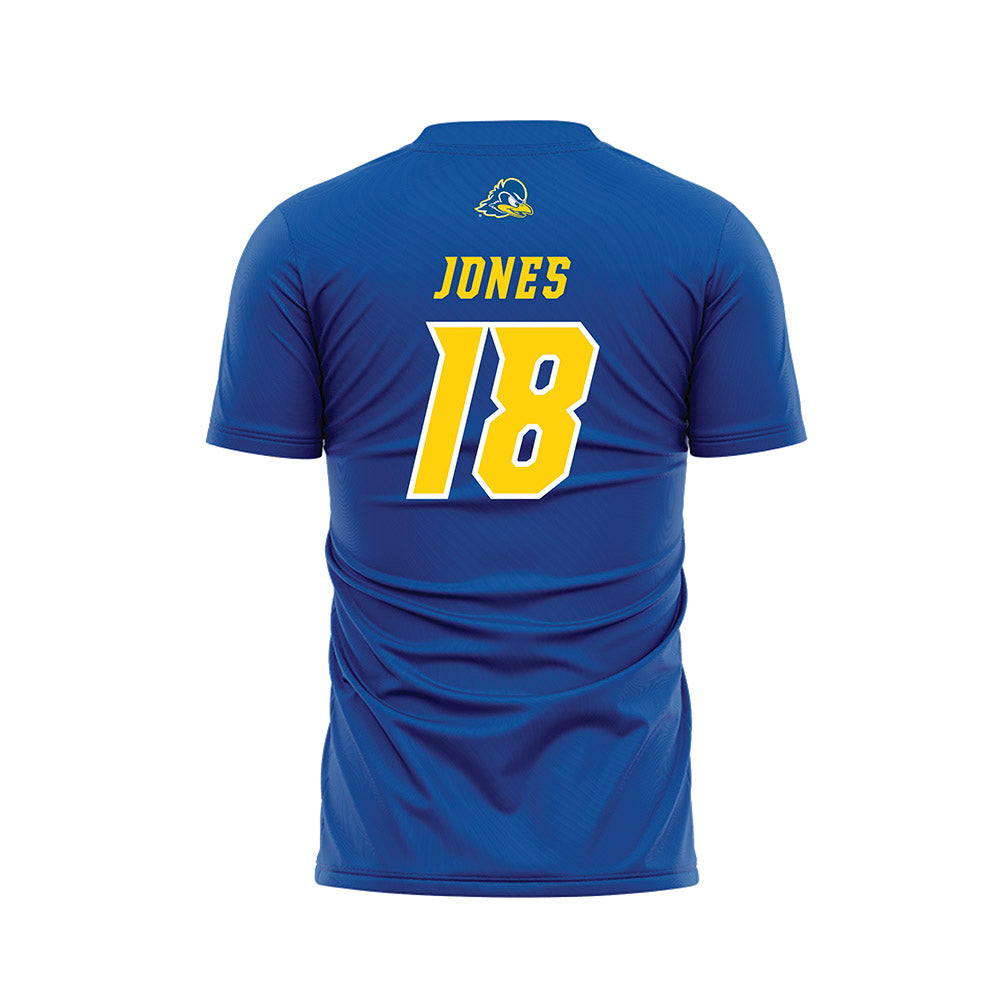 Delaware - NCAA Men's Soccer : Luke Jones - Royal Soccer Jersey-1