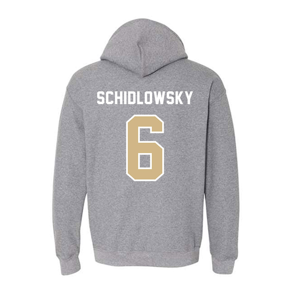 PNW - NCAA Men's Ice Hockey : Brennan Schidlowsky - Classic Shersey Hooded Sweatshirt-1