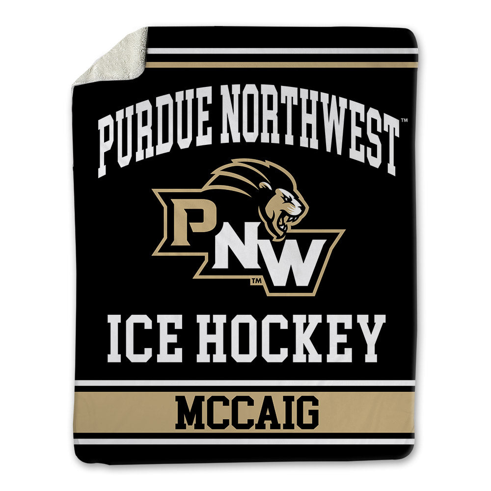 PNW - NCAA Men's Ice Hockey : Tyson McCaig - Blanket-0