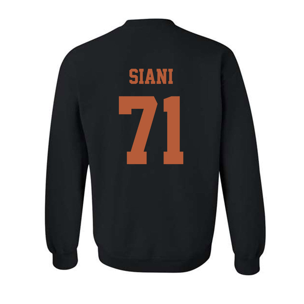 Texas - NCAA Football : Melvin Siani - Classic Shersey Crewneck Sweatshirt-1