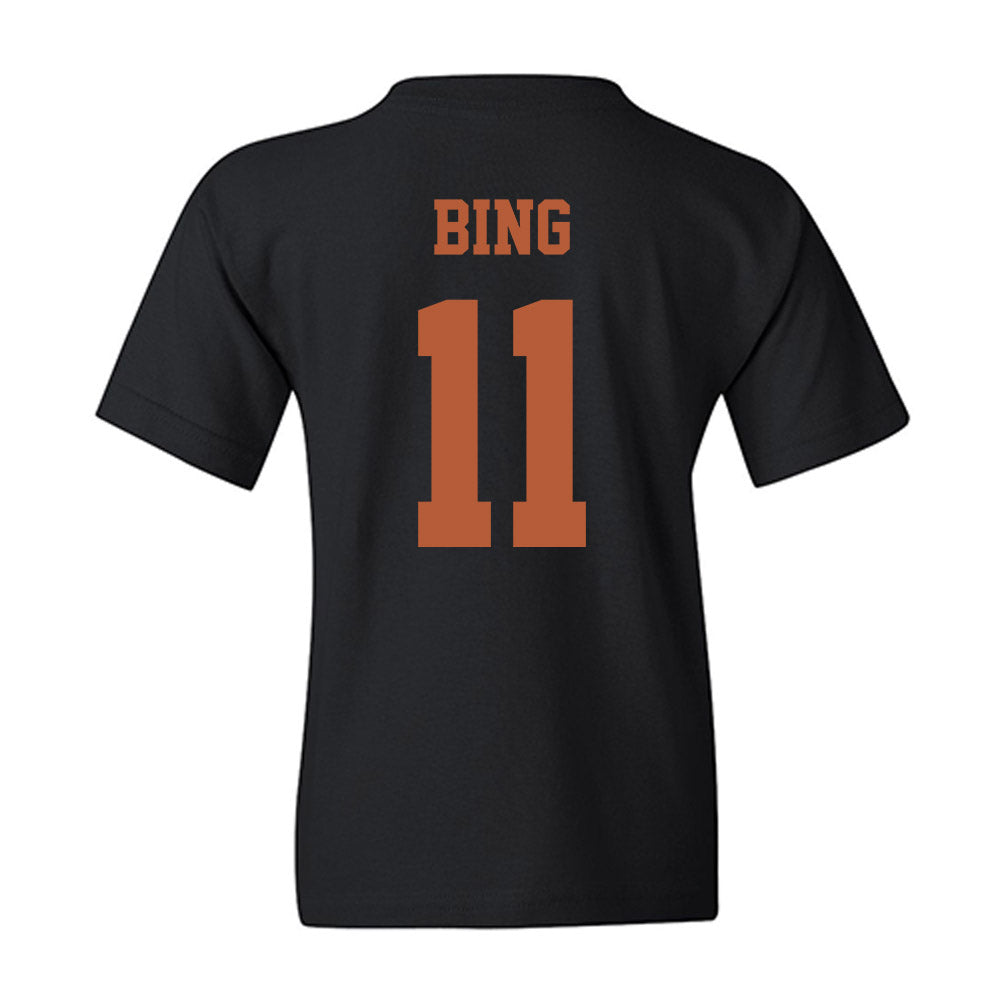 Texas - NCAA Baseball : Kade Bing - Classic Shersey Youth T-Shirt-1