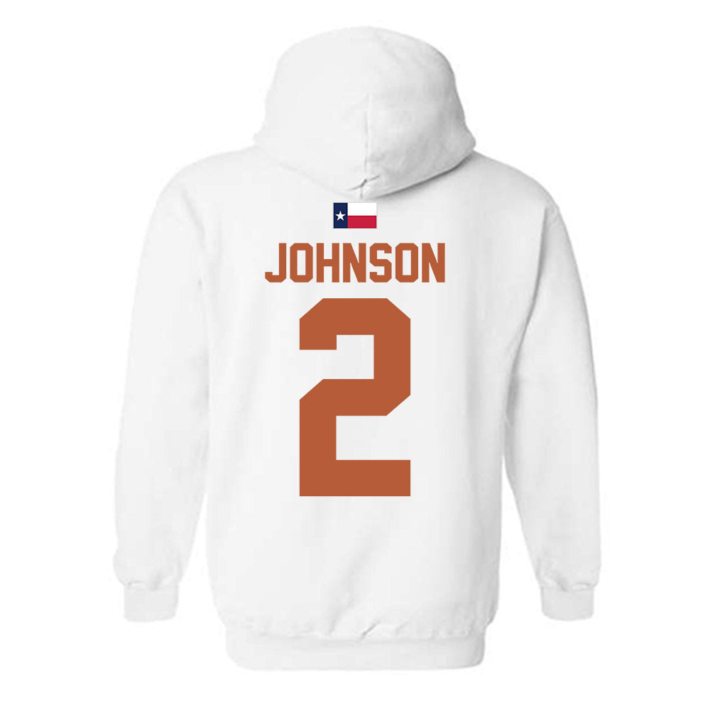 Texas - NCAA Men's Basketball : Isaiah Johnson - Hook 'Em Hooded Sweatshirt-1