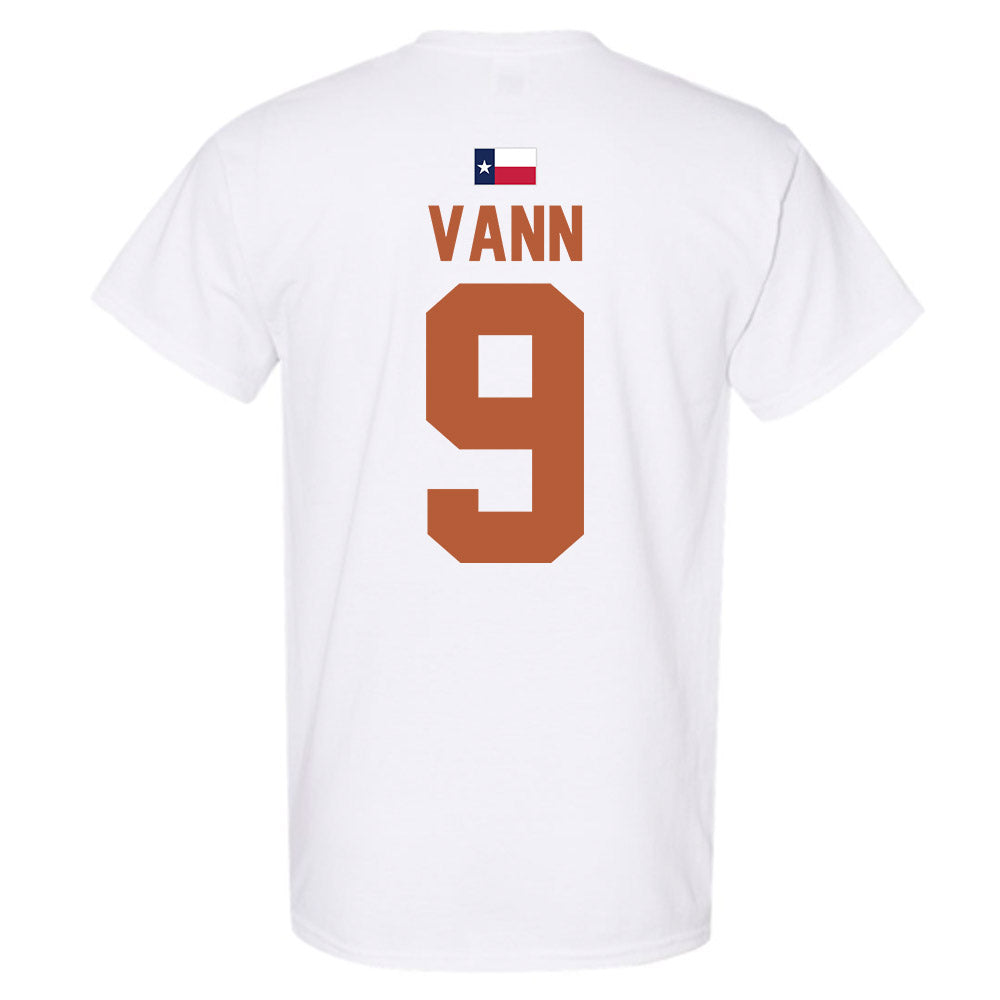Texas - NCAA Women's Basketball : Zya Vann - Hook 'Em T-Shirt-3