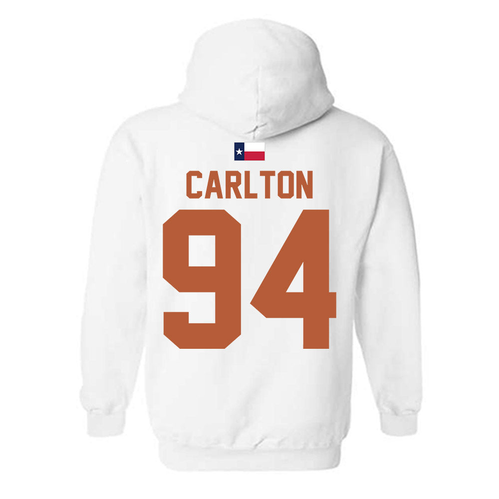 Texas - NCAA Football : JAMARION CARLTON - Hook 'Em Hooded Sweatshirt-1