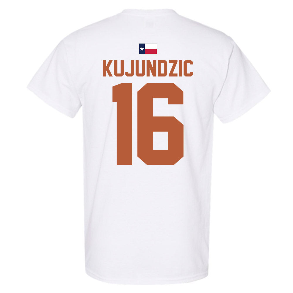 Texas - NCAA Women's Volleyball : Anja Kujundzic - Hook 'Em T-Shirt-3