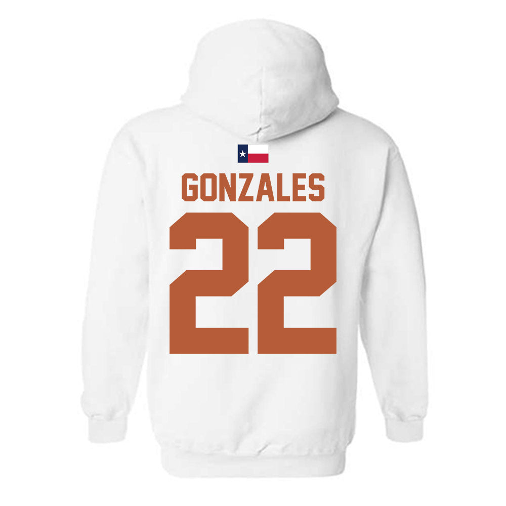 Texas - NCAA Softball : Brenlee Gonzales - Hook 'Em Hooded Sweatshirt-1