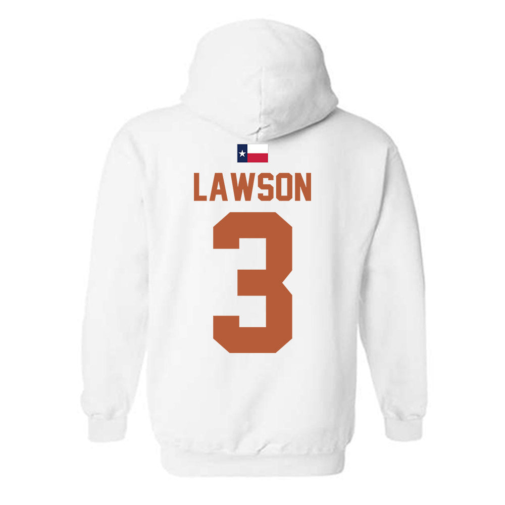 Texas - NCAA Softball : MaTaia Lawson - Hook 'Em Hooded Sweatshirt-1