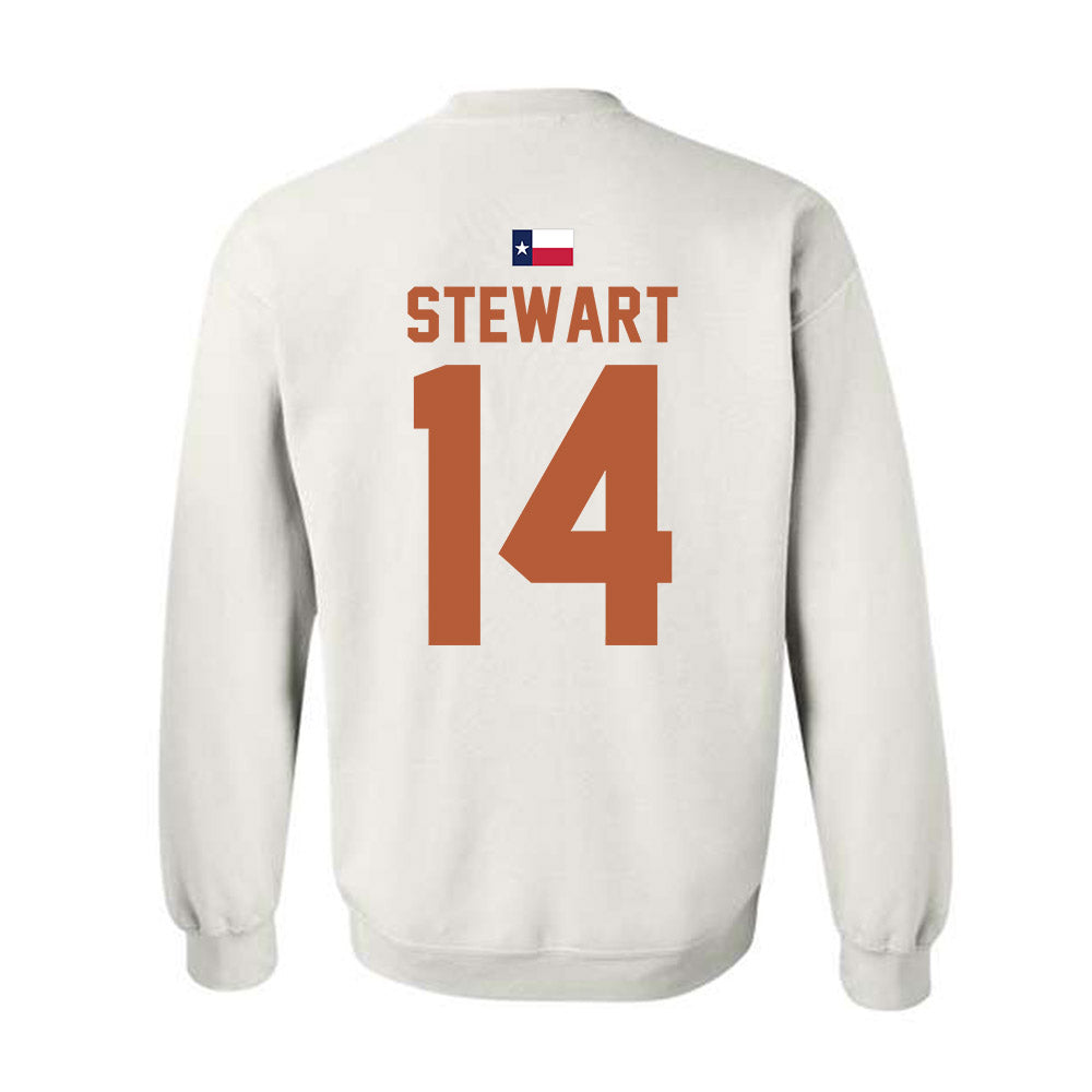 Texas - NCAA Football : Christopher Stewart - Hook 'Em Crewneck Sweatshirt-1