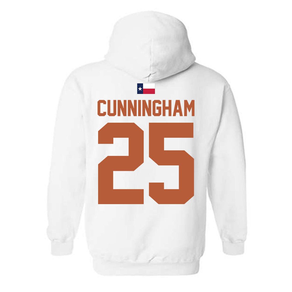 Texas - NCAA Women's Basketball : Breya Cunningham - Hook 'Em Hooded Sweatshirt-1