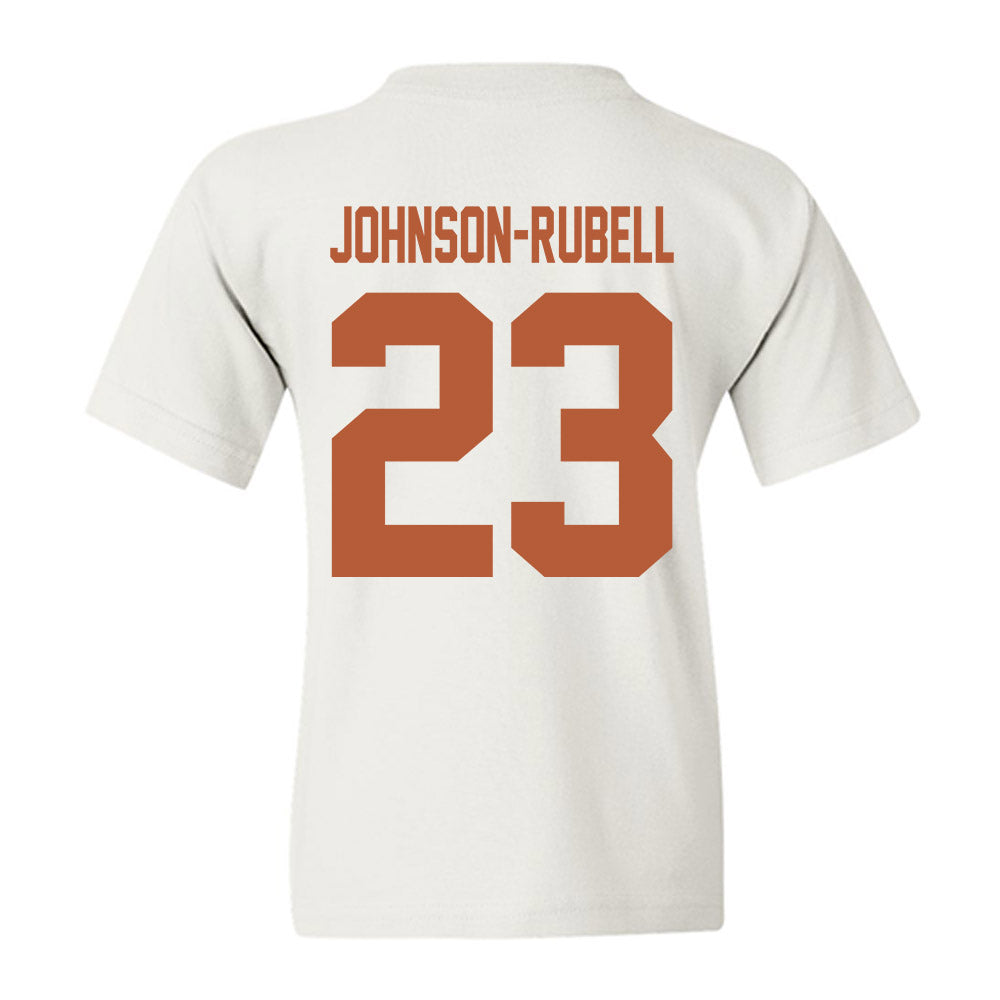 Texas - NCAA Football : Jordon Johnson-Rubell - Classic Shersey Youth T-Shirt-1