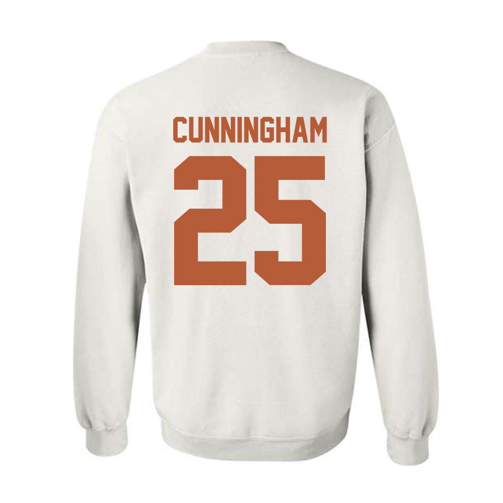 Texas - NCAA Women's Basketball : Breya Cunningham - Classic Shersey Crewneck Sweatshirt-1
