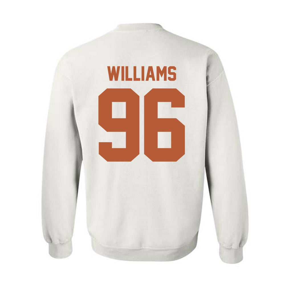 Texas - NCAA Football : Zion Williams - Classic Shersey Crewneck Sweatshirt-1