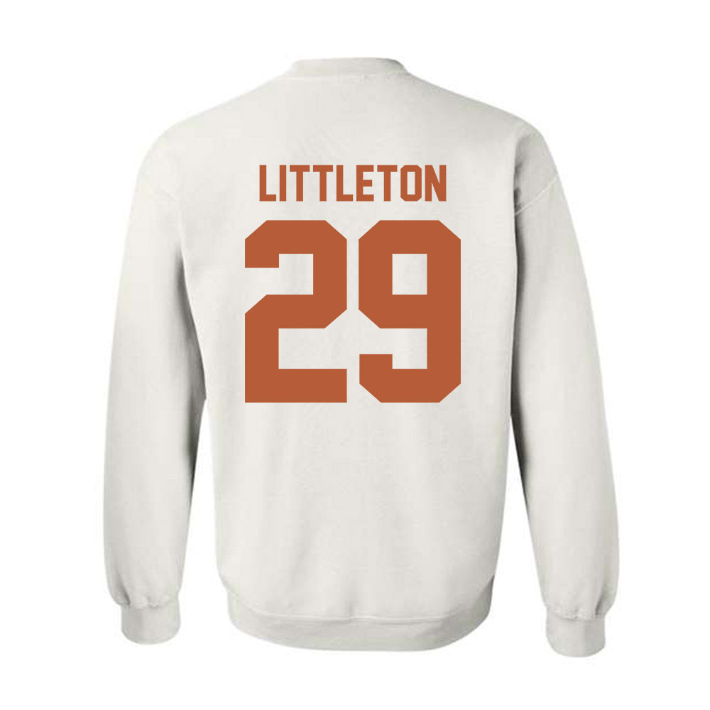 Texas - NCAA Football : Graceson Littleton - Classic Shersey Crewneck Sweatshirt-1