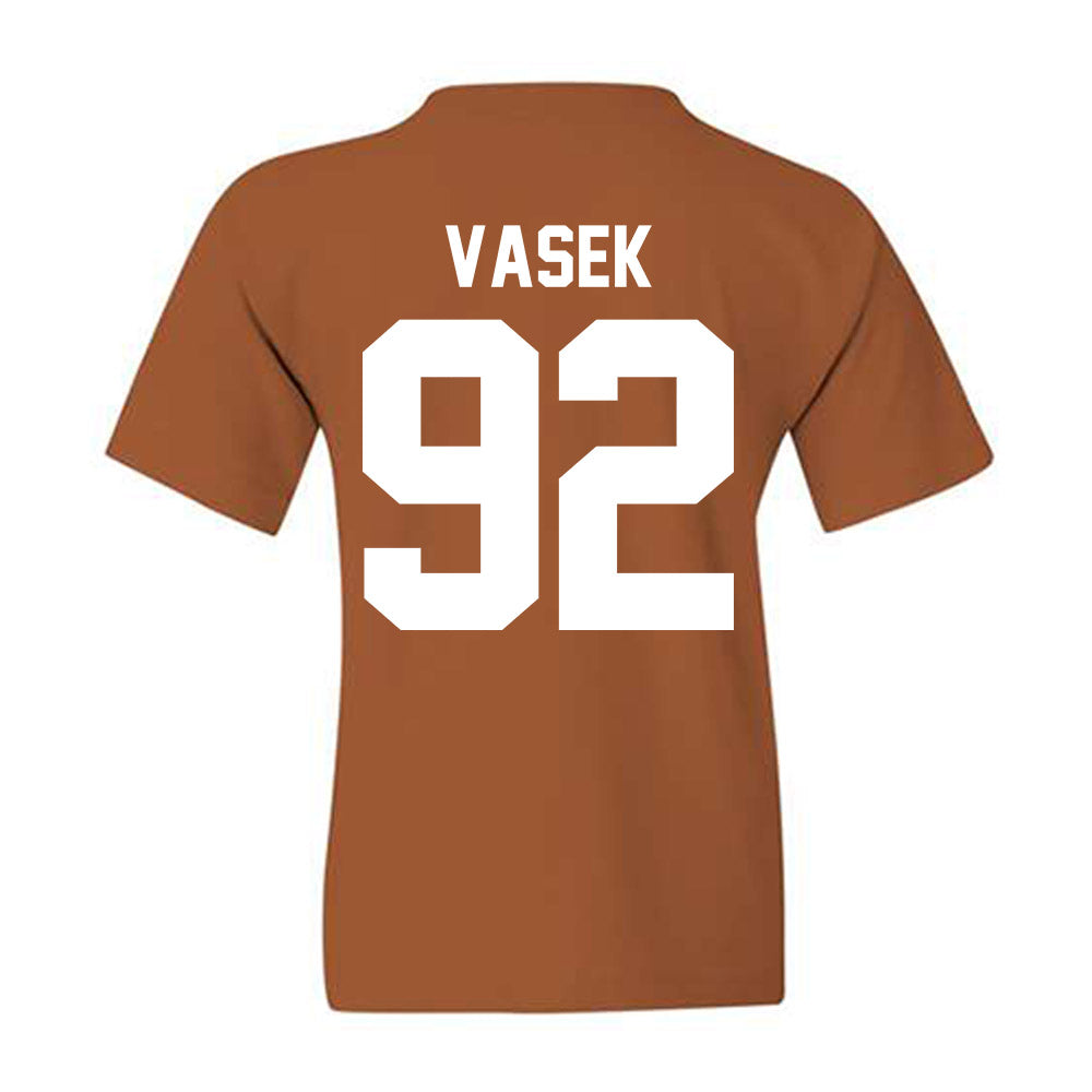 Texas - NCAA Football : Colton Vasek - Classic Shersey Youth T-Shirt-1