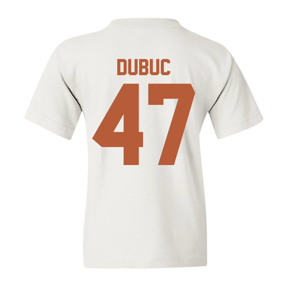 Texas - NCAA Football : Trey Dubuc - Classic Shersey Youth T-Shirt-3