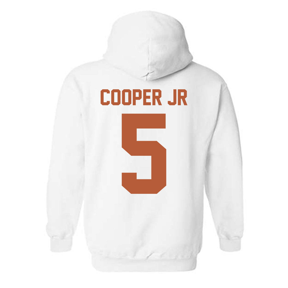 Texas - NCAA Football : Derrek Cooper jr - Classic Shersey Hooded Sweatshirt-1