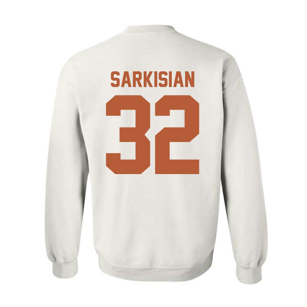 Texas - NCAA Football : Brady Sarkisian - Classic Shersey Crewneck Sweatshirt-1