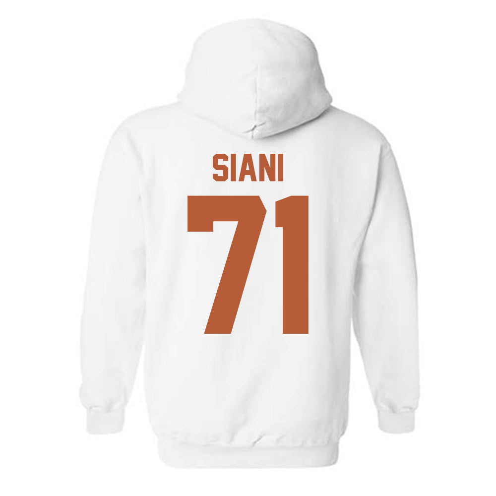 Texas - NCAA Football : Melvin Siani - Horns Up! Hooded Sweatshirt-1