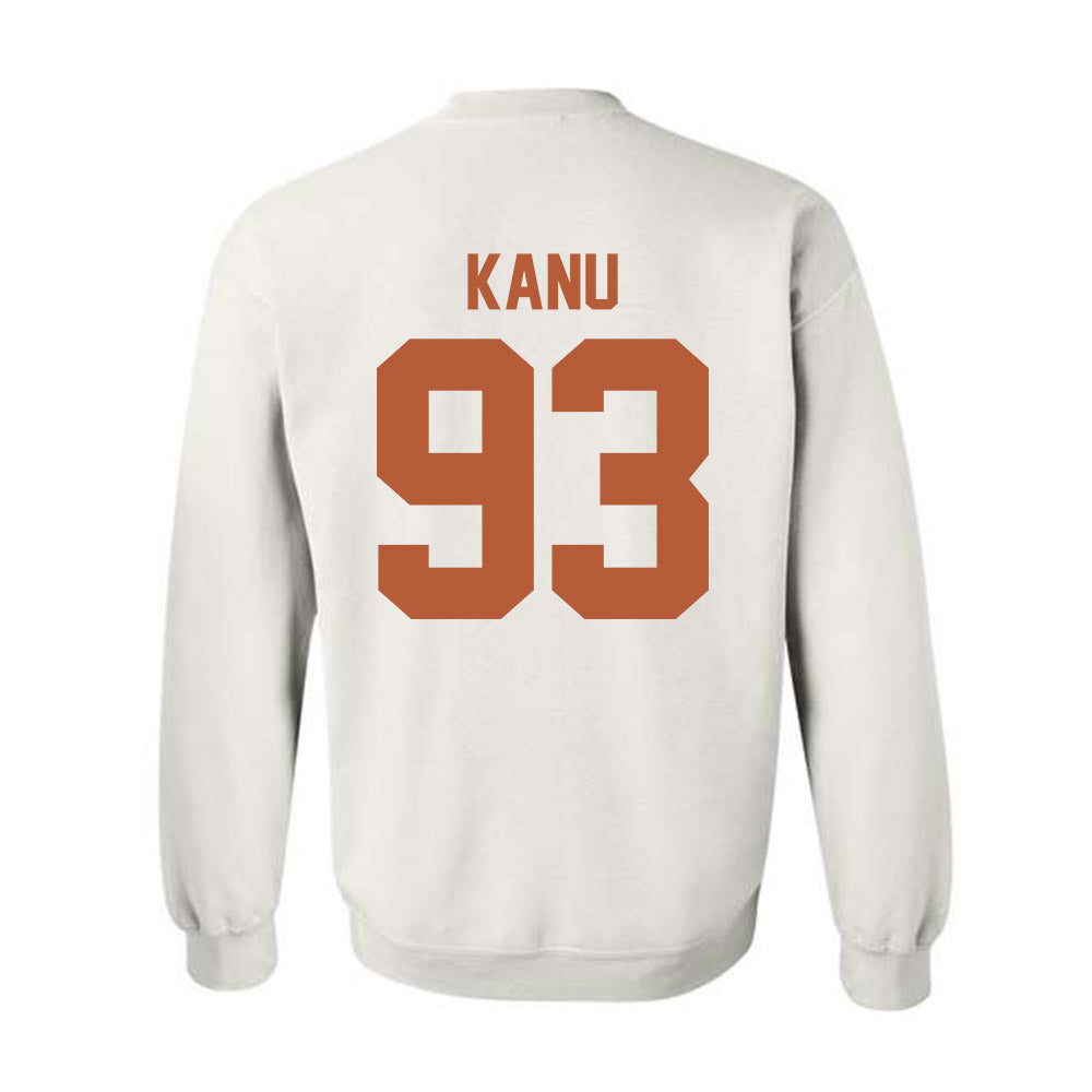 Texas - NCAA Football : Hero Kanu - Horns Up! Crewneck Sweatshirt-1