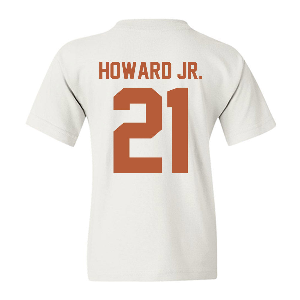 Texas - NCAA Football : Hayward Howard Jr. - Horns Up! Youth T-Shirt-3