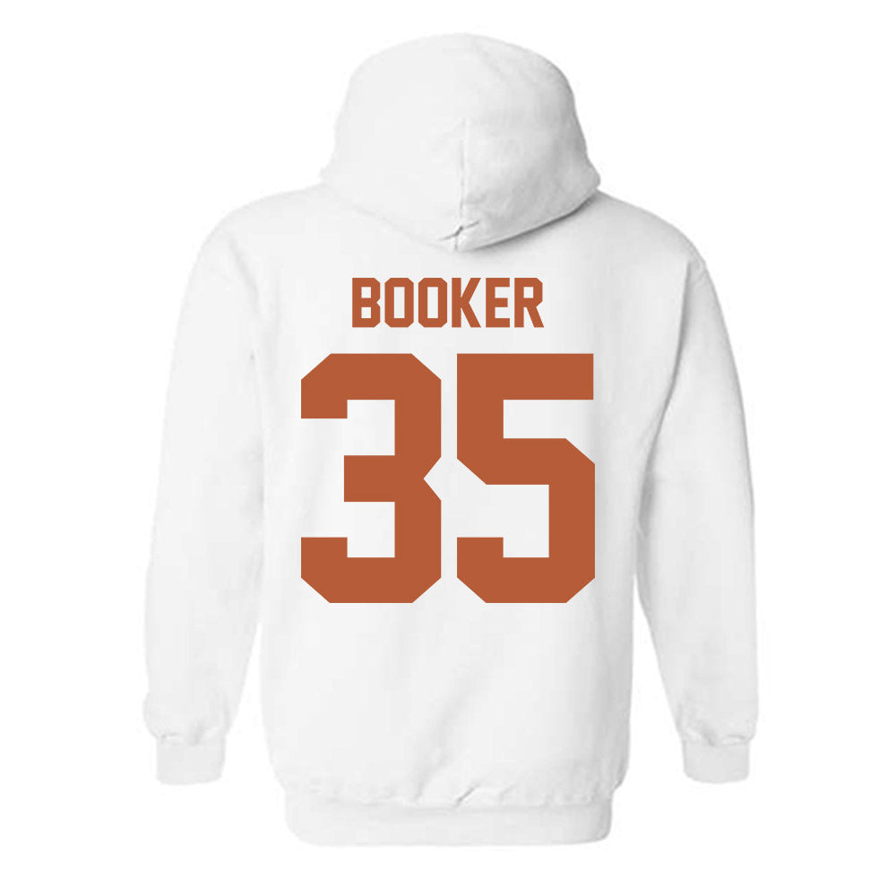 Texas - NCAA Women's Basketball : Madison Booker - Horns Up! Hooded Sweatshirt-1
