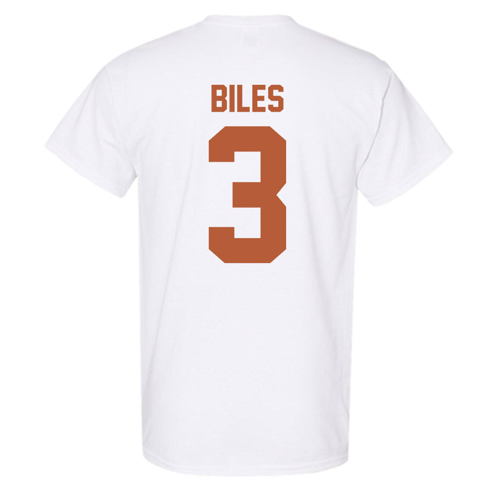Texas - NCAA Football : Rasheem Biles - Horns Up! T-Shirt-3