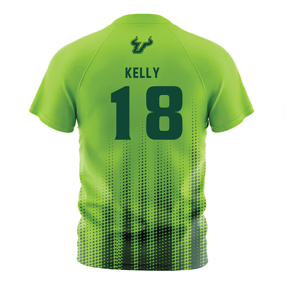 USF - NCAA Women's Soccer : Regan Kelly - Slime Halftone Soccer Jersey-1