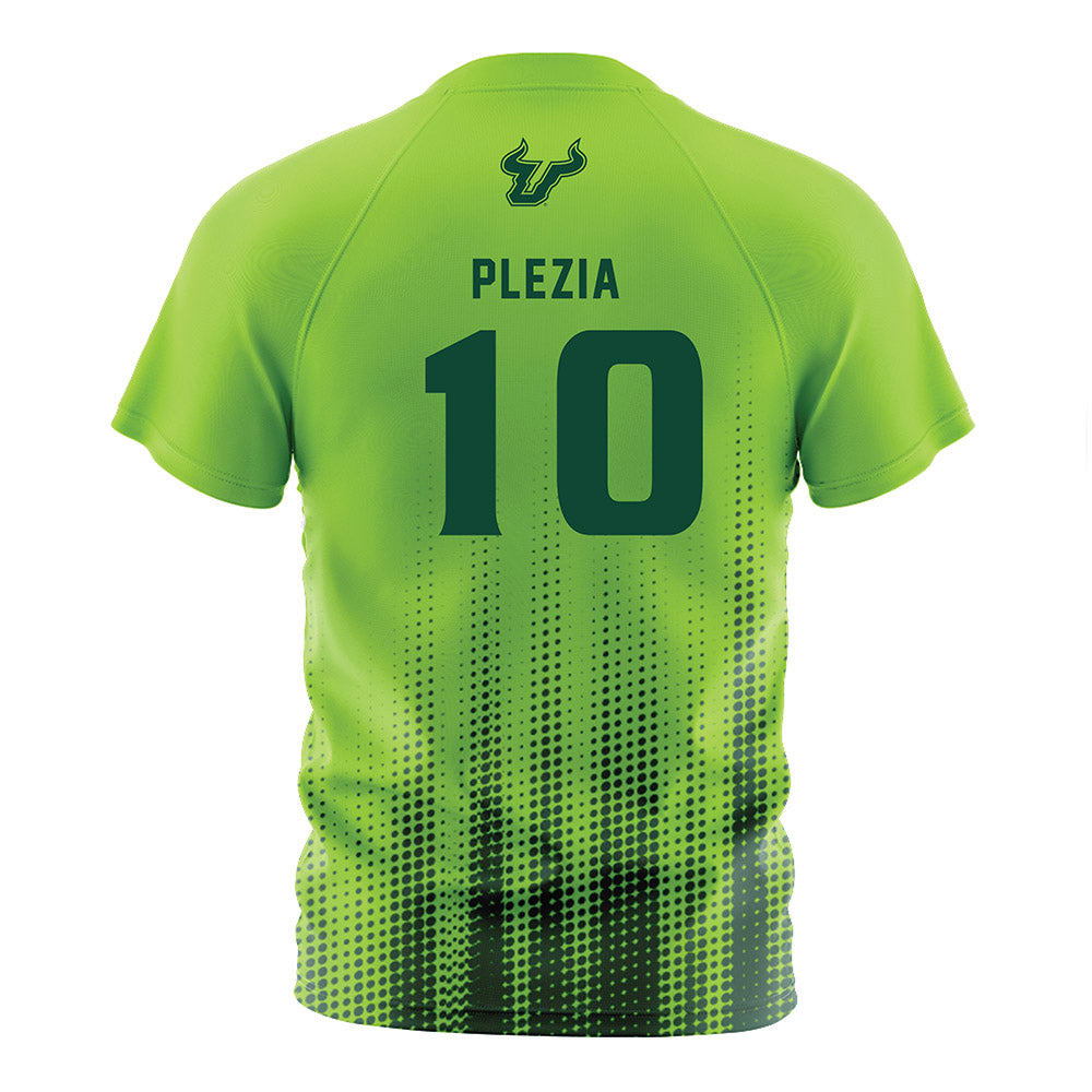 USF - NCAA Women's Soccer : Ava Plezia - Slime Halftone Soccer Jersey-1
