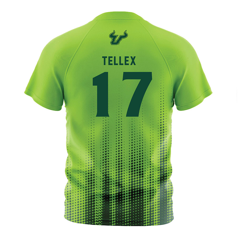 USF - NCAA Women's Soccer : Delaney Tellex - Slime Halftone Soccer Jersey-1