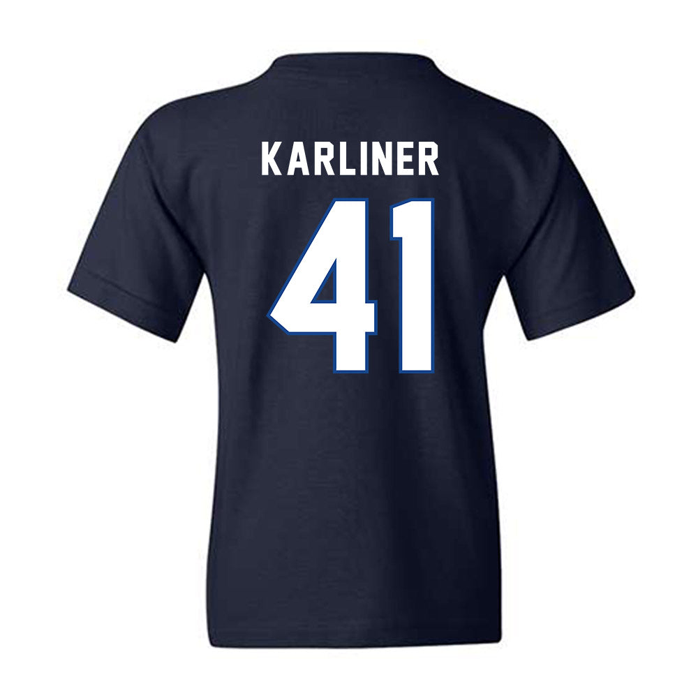UCSB - NCAA Baseball : Noah Karliner - Classic Shersey Youth T-Shirt-1