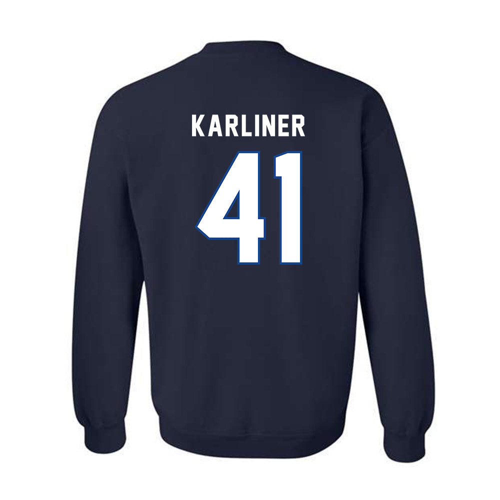 UCSB - NCAA Baseball : Noah Karliner - Classic Shersey Crewneck Sweatshirt-1