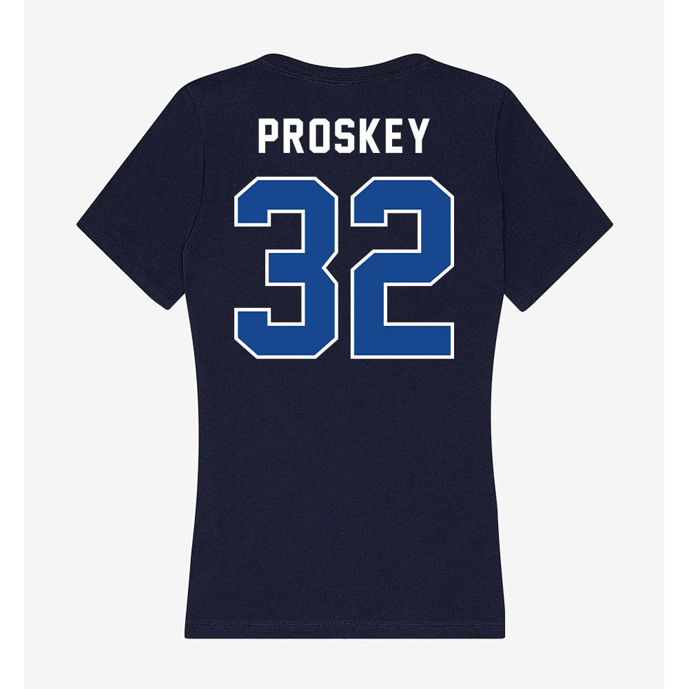 UCSB - NCAA Baseball : Calvin Proskey - Women's V-Neck T-Shirt-1