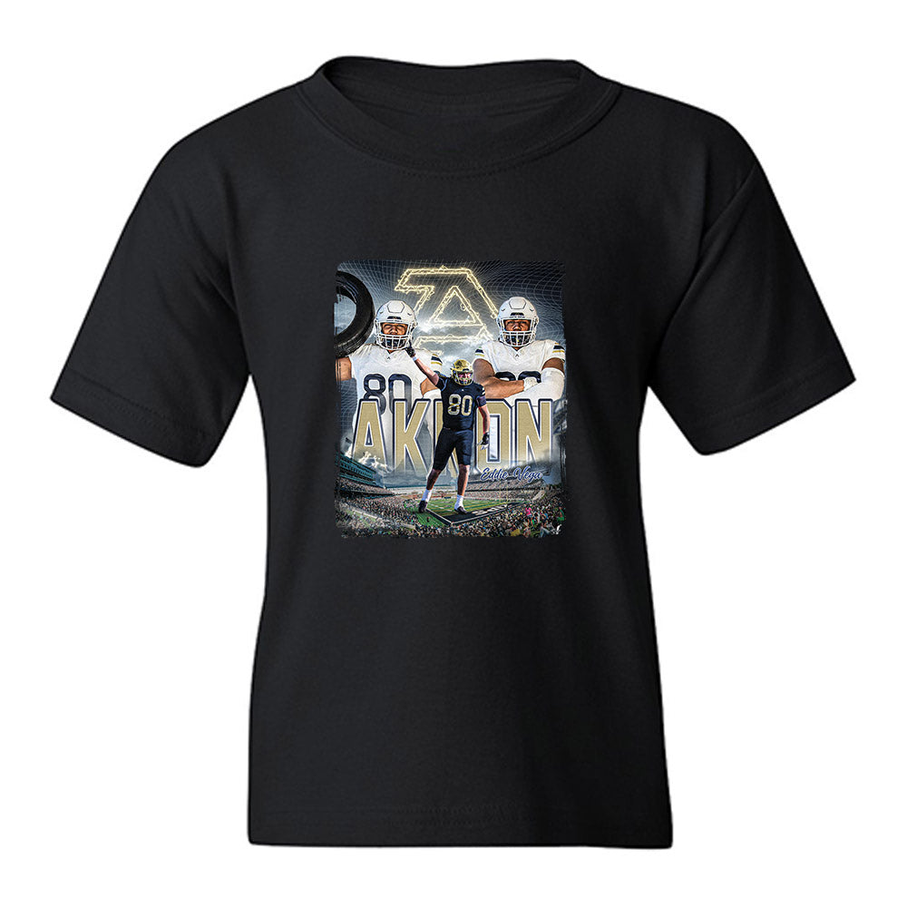 Akron - NCAA Football : Eddie Vega - Graphic Tee Youth T-Shirt-0