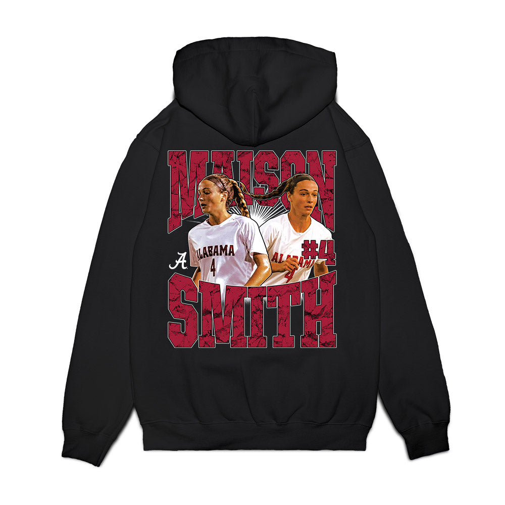 Alabama - NCAA Women's Soccer : Maison Smith - Collage Premium Hooded Sweatshirt-1