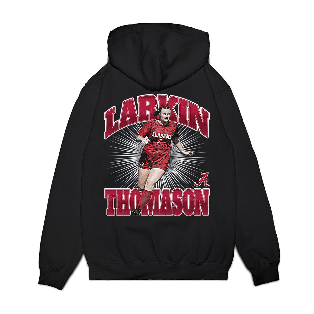 Alabama - NCAA Women's Soccer : Larkin Thomason - Collage Premium Hooded Sweatshirt-1