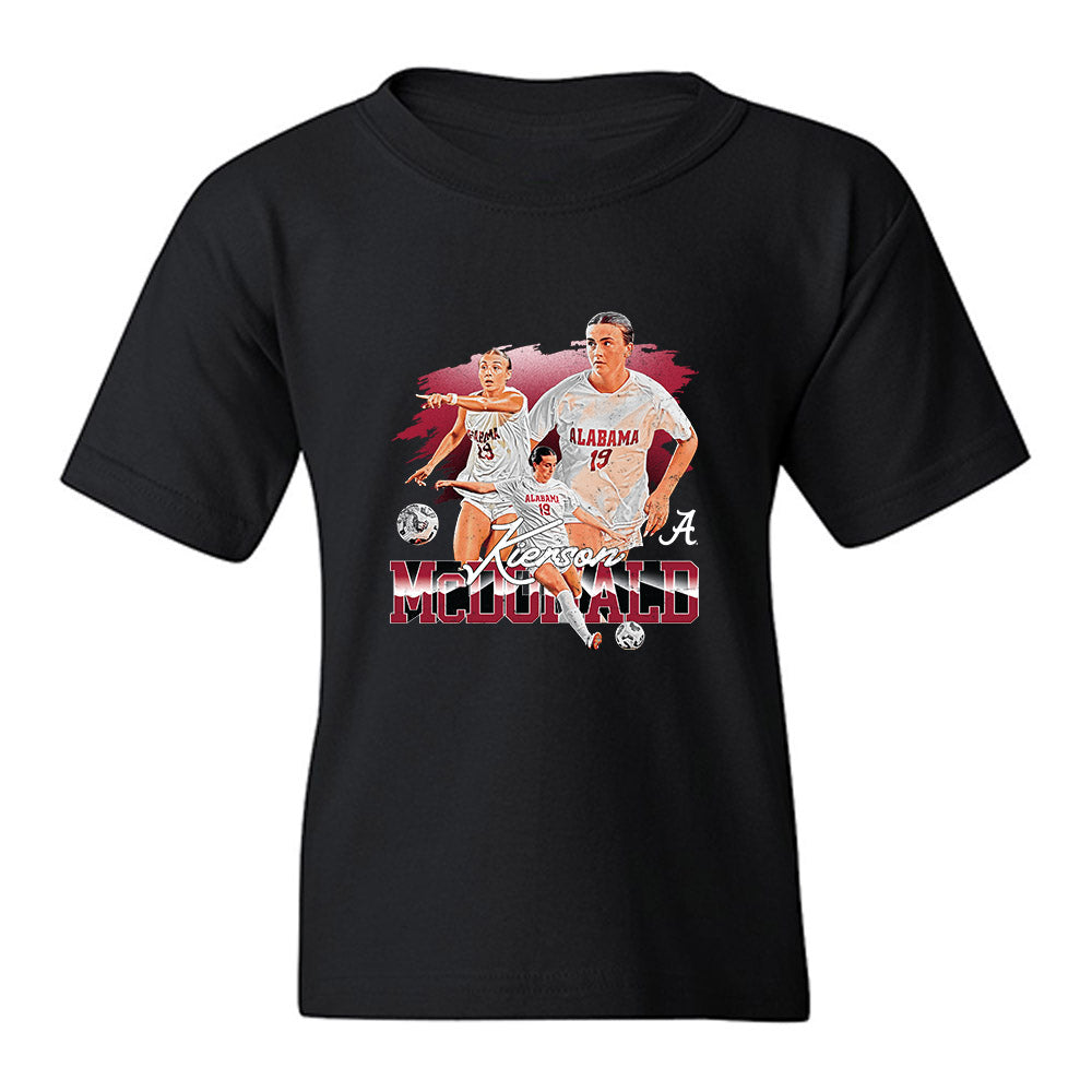 Alabama - NCAA Women's Soccer : Kierson McDonald - Collage Youth T-Shirt-0