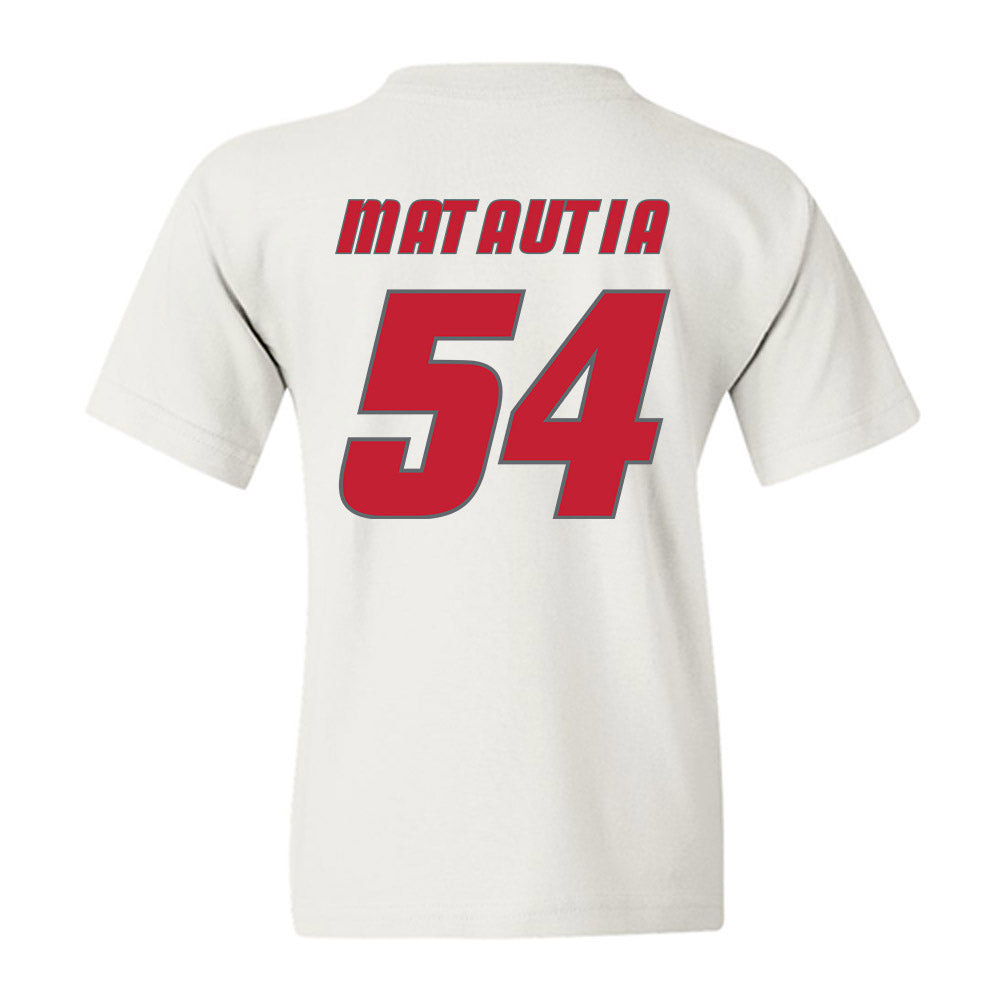New Mexico - NCAA Football : Jojo Matautia - Classic Shersey Youth T-Shirt-1