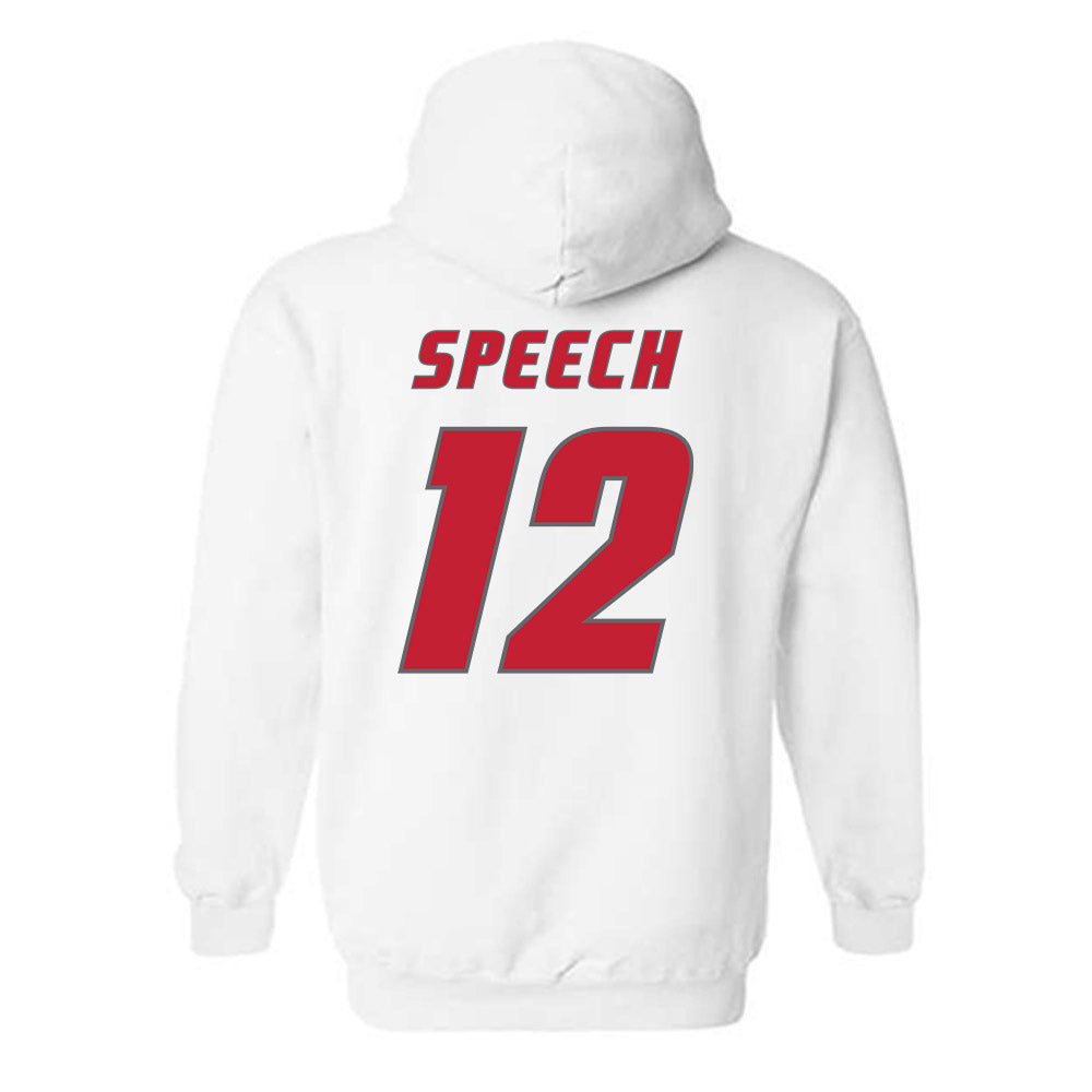 New Mexico - NCAA Football : Drew Speech - Classic Shersey Hooded Sweatshirt-1
