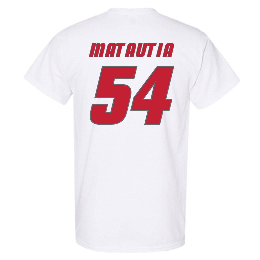 New Mexico - NCAA Football : Jojo Matautia - Classic Shersey T-Shirt-1
