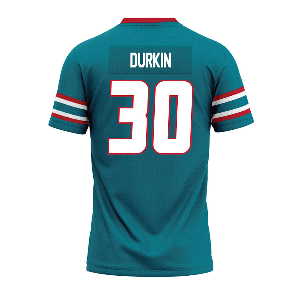 New Mexico - NCAA Football : Brendan Durkin - Premium Football Jersey-1