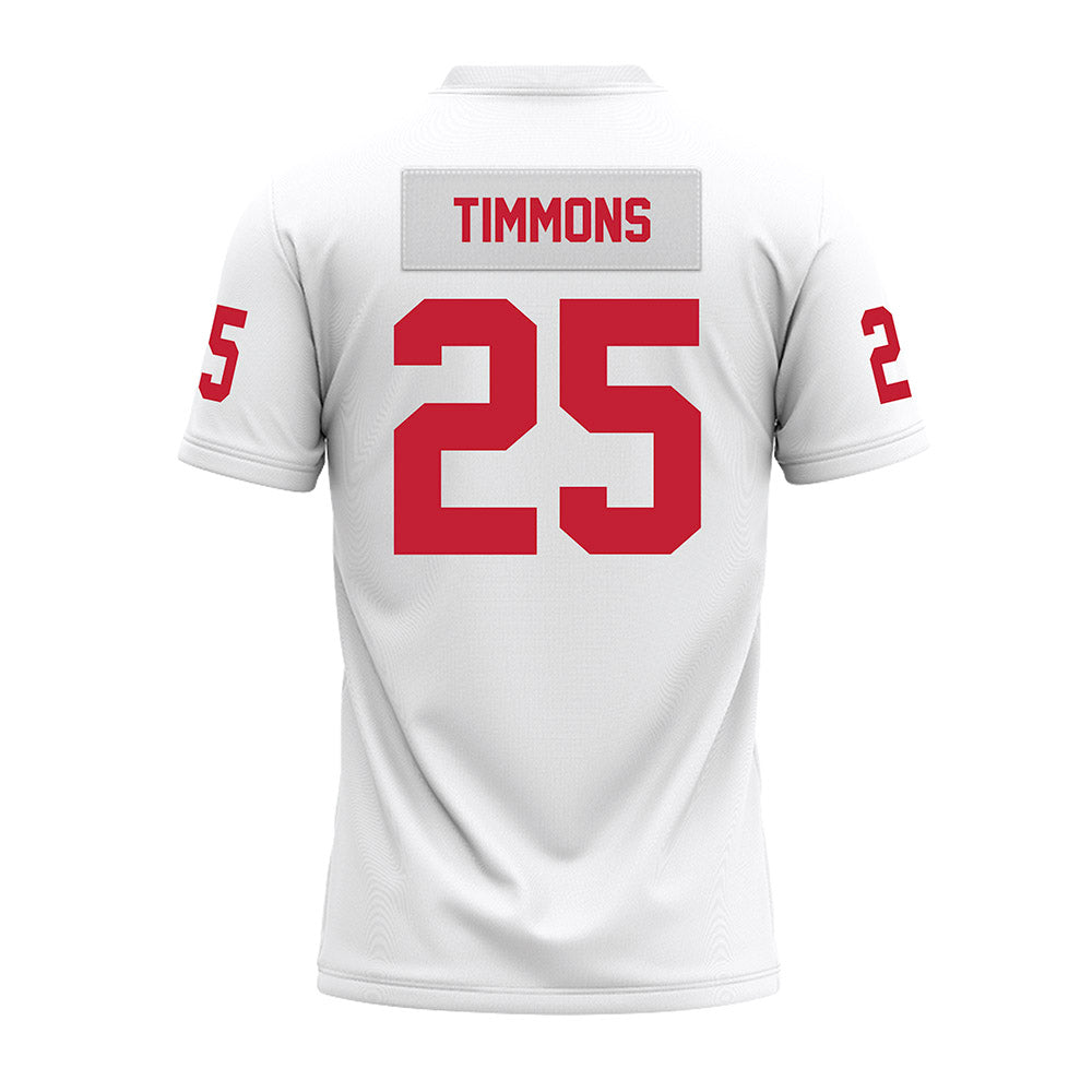 Ohio State - NCAA Football : Jay Timmons - White Premium Football Jersey-1