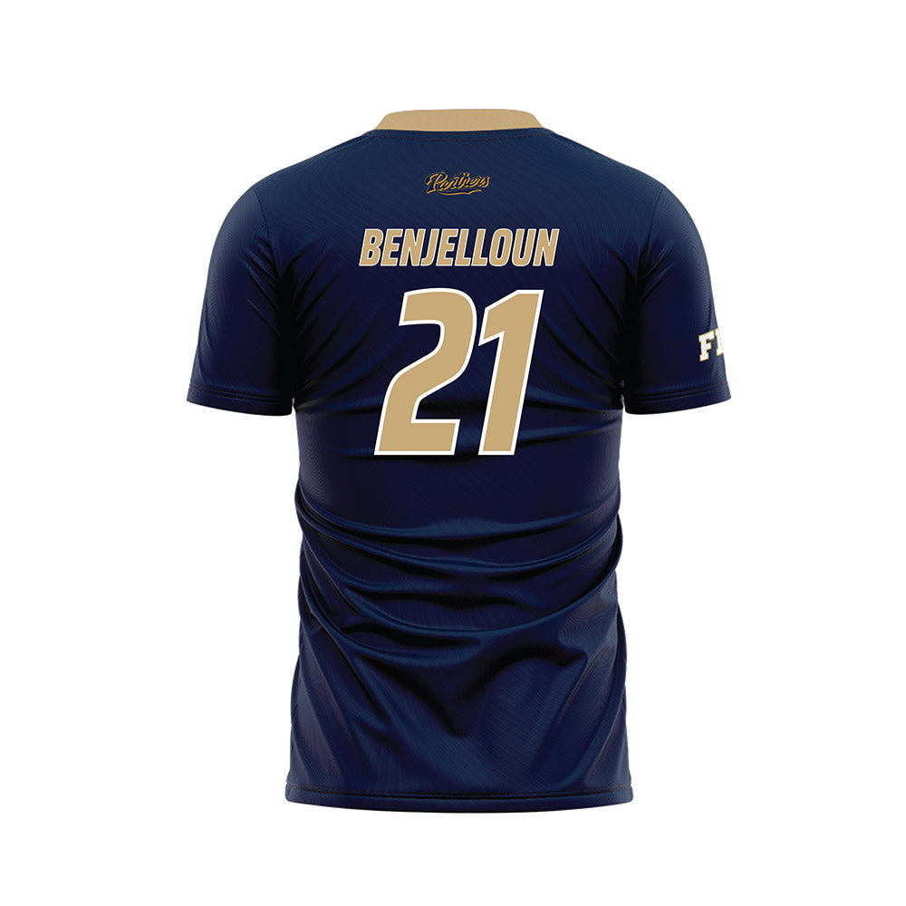 FIU - NCAA Men's Soccer : Jad Benjelloun - Blue Soccer Jersey-1