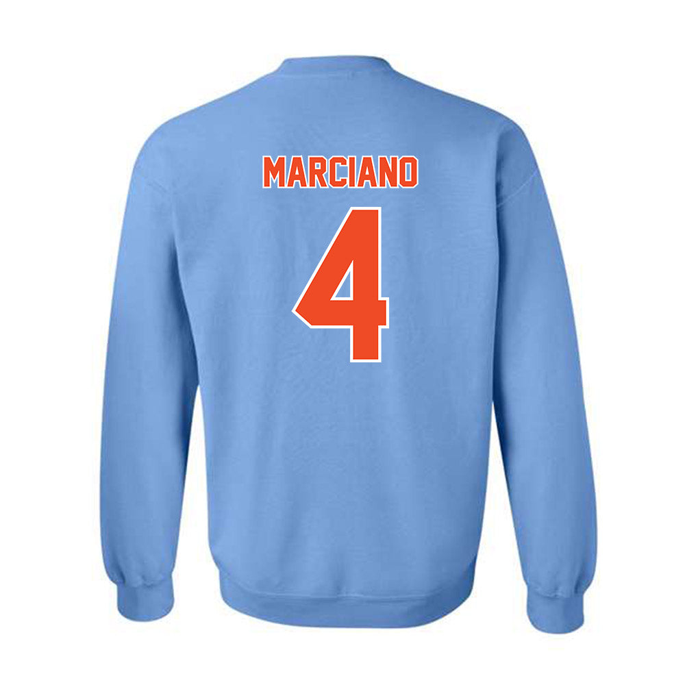 Auburn - NCAA Baseball : Jake Marciano - Sky Blue Crewneck Sweatshirt-1